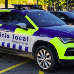 Un coche patrulla de los guarros de la local de Salt
