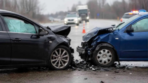 Dos vehiculos accidentados en carreteras Españolas