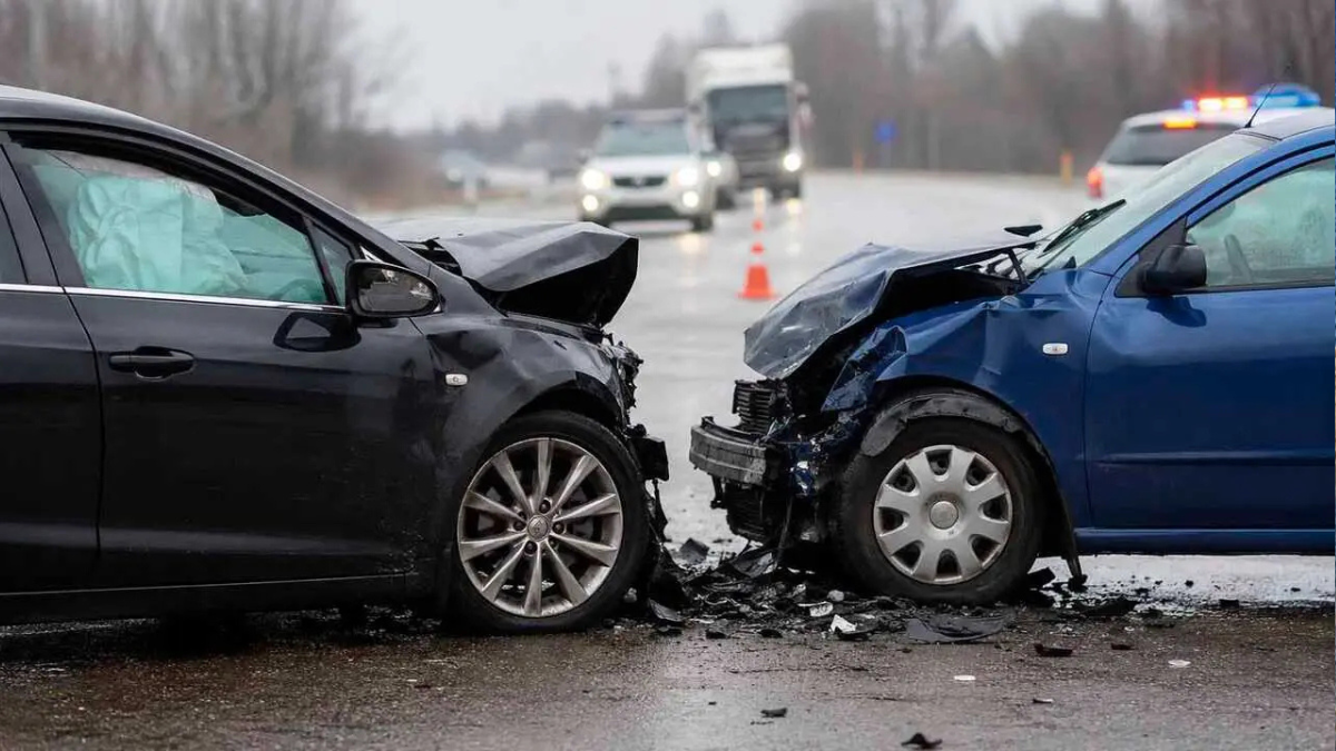 Dos vehiculos accidentados en carreteras Españolas