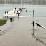 Un desbordamiento del estany de Banyoles / COPE