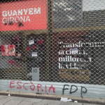 La sede de GUANYEM/CUP GIRONA vandalizada / GUANYEM